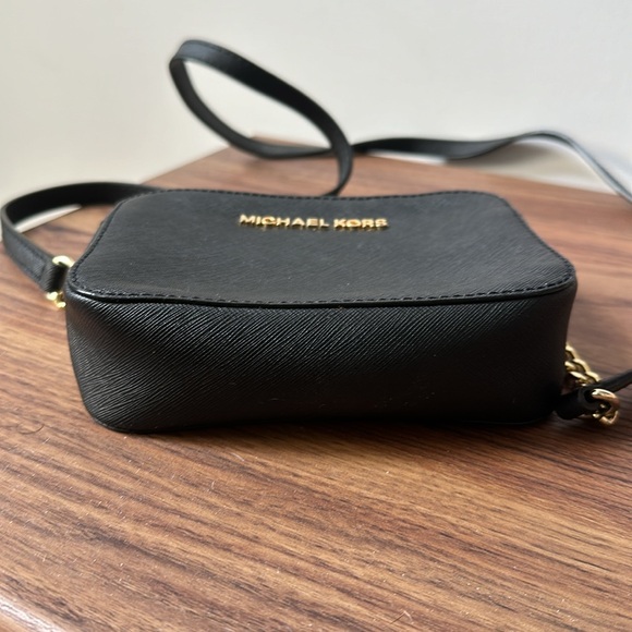 Black Leather Michael Kors Crossbody Bag Small - Picture 5 of 6